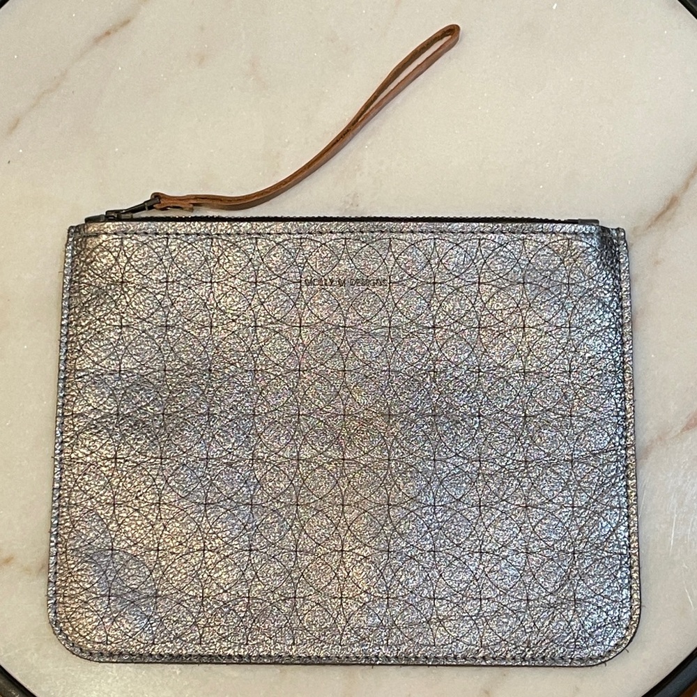 Molly M Designs leather zipping pouch
